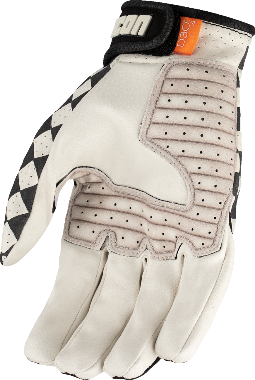 Ръкавици ICON Airform Slabtown™ CE WHITE/BLACK — снимка 2