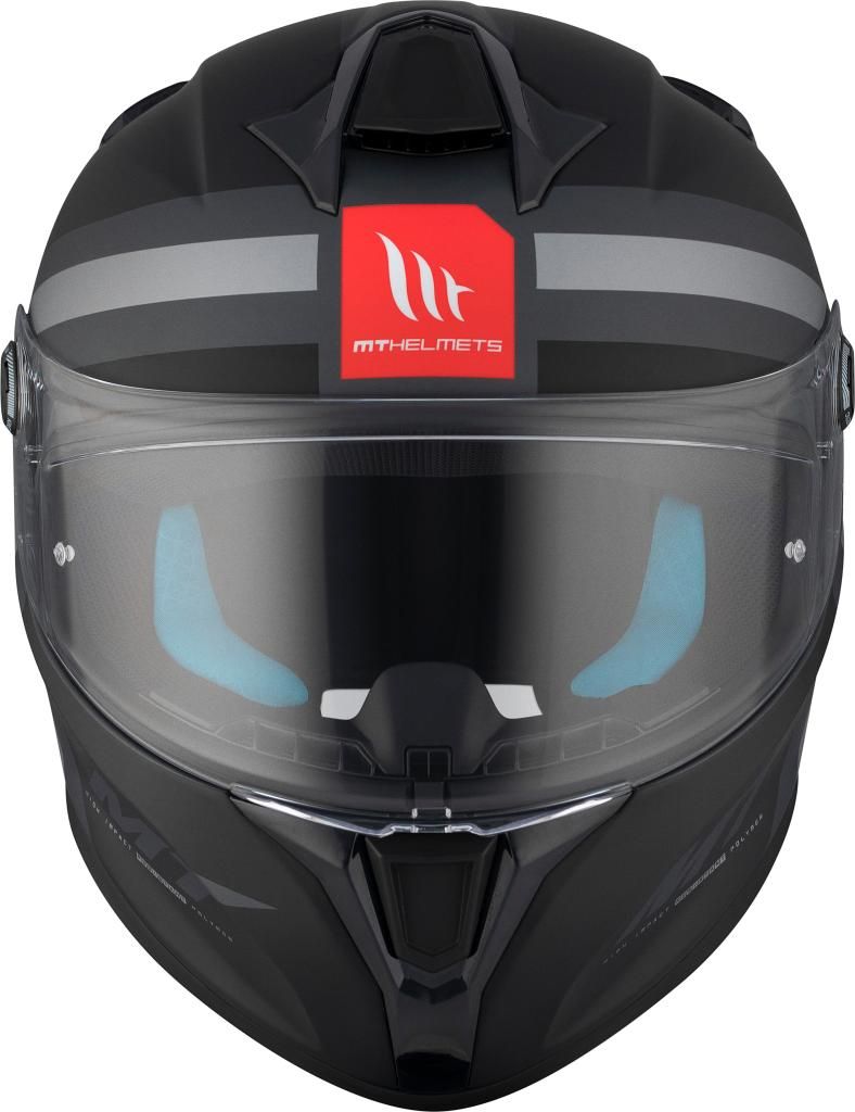 Каска MT TARGO S BRITAIN C2 MATT BLACK/GRAY — снимка 3