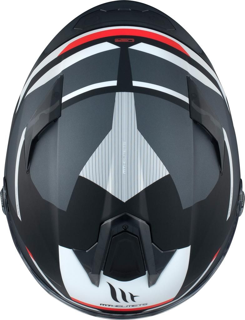 Каска MT TARGO S BRITAIN C2 MATT BLACK/GRAY — снимка 6