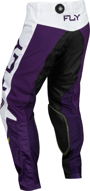 Мотокрос брич FLY RACING Kinetic Reload-Deep Purple/White/Hi-Vis — снимка 2