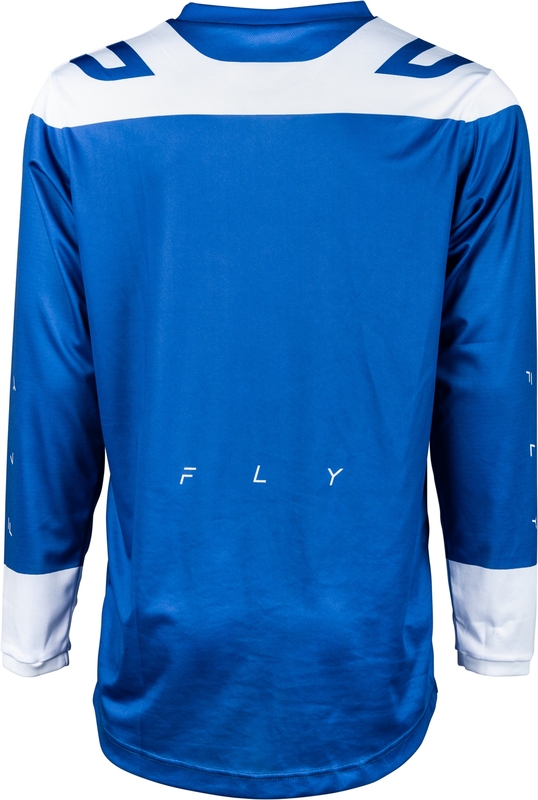 Мотокрос блуза FLY RACING F-16 Riding -Blue/White — снимка 2