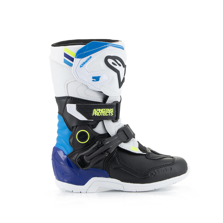Детски мотокрос ботуши ALPINESTARS Tech 3S KIDS WT/BK/B — снимка 5