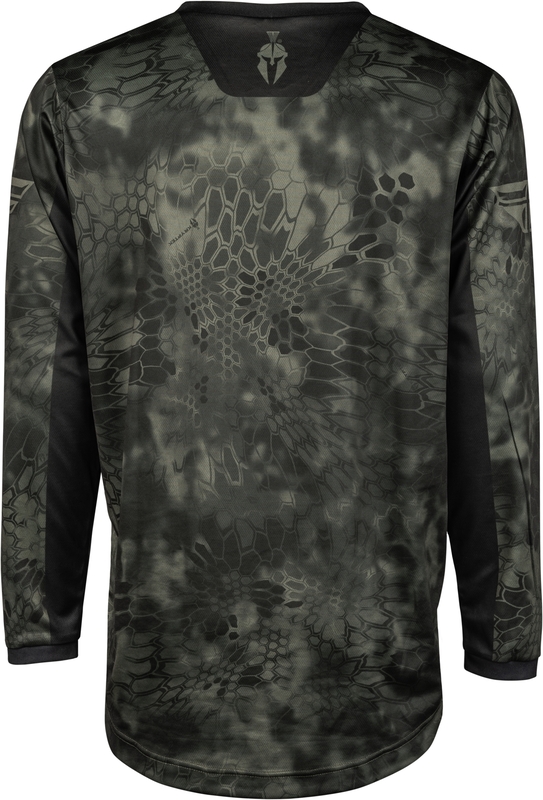 Мотокрос блуза FLY RACING F-16 Riding Kryptec S.E. -Moss Grey/Black — снимка 2