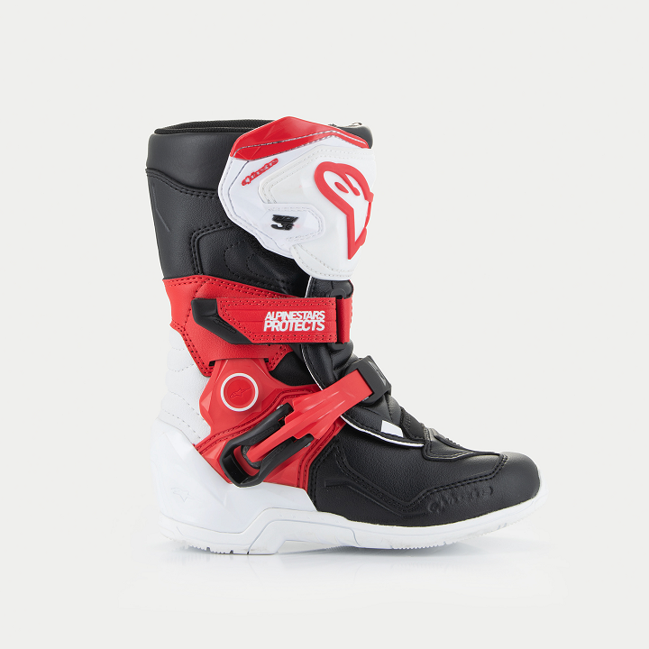 Детски мотокрос ботуши ALPINESTARS Tech 3S KIDS WT/BK/R_4
