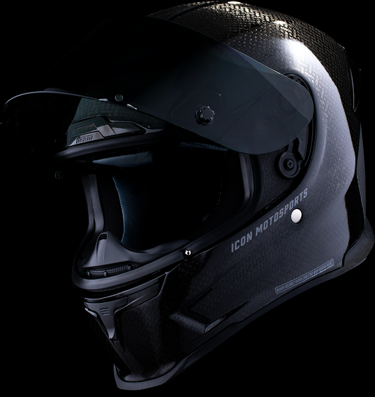 Каска ICON Airframe Pro™ Carbon 4Tress BLACK — снимка 2