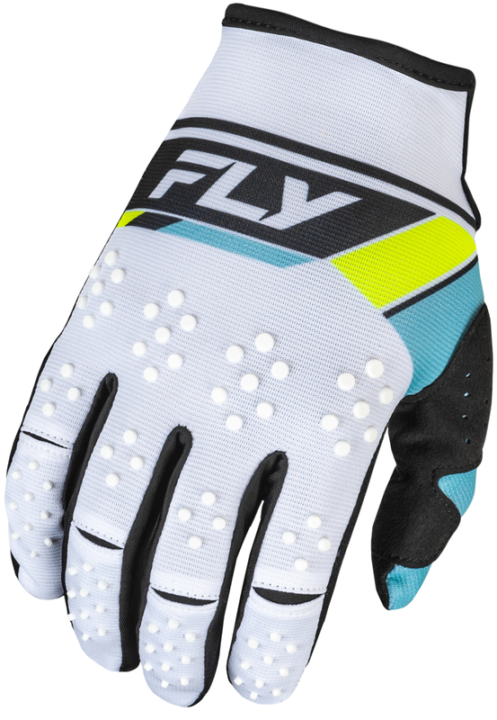Мотокрос ръкавици FLY RACING Kinetic Prix- White/Black/Hi-Vis