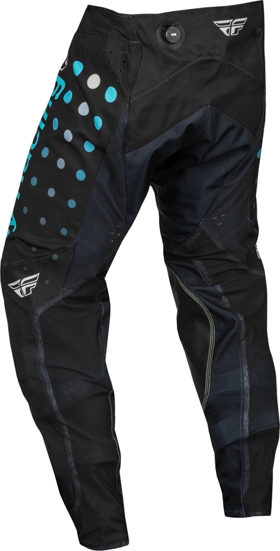 Мотокрос брич FLY RACING Evolution DST Strobe- S.E.Black/Electric Blue — снимка 2