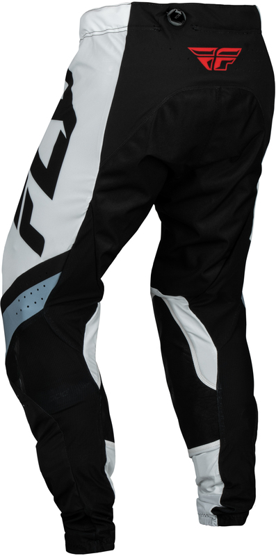 Мотокрос брич FLY RACING Lite- Black/White/Denim Grey — снимка 2