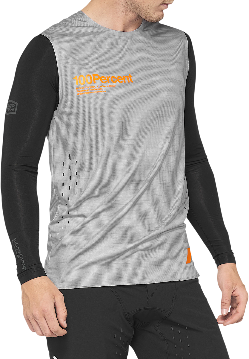 Вело джърси 100% R-CORE CONCEPT GRAY/BLACK