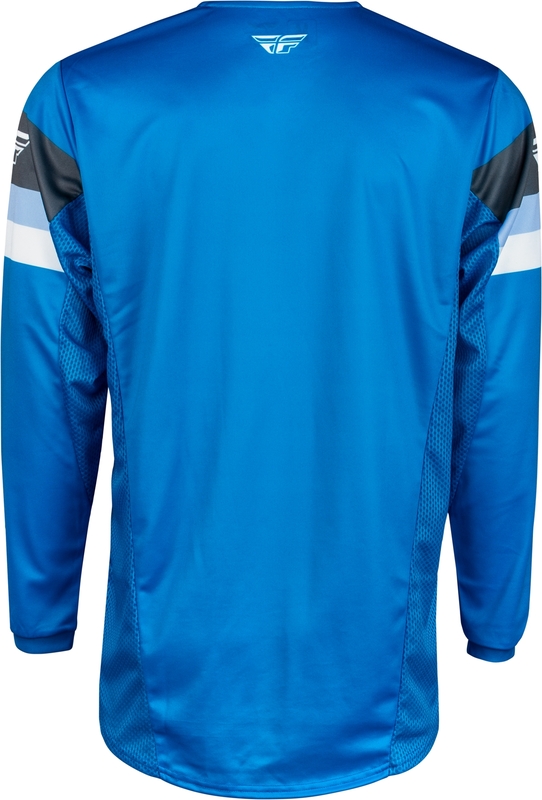 Мотокрос блуза FLY RACING Kinetic Prix- Bright Blue/Charcoal/White — снимка 2