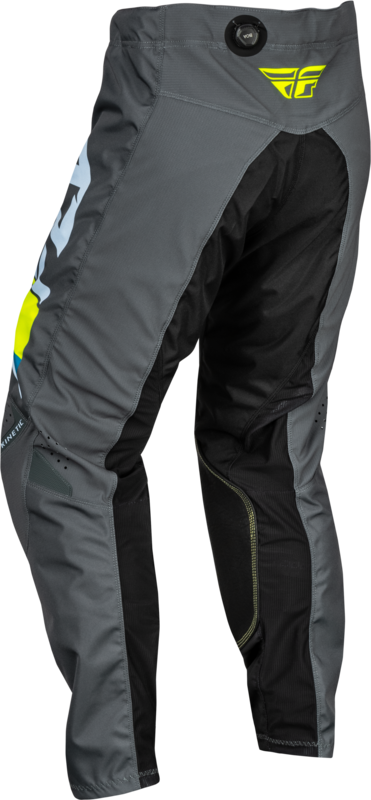 Мотокрос брич FLY RACING Kinetic Prix-Ice Grey/Charcoal/Hi-Vis — снимка 2