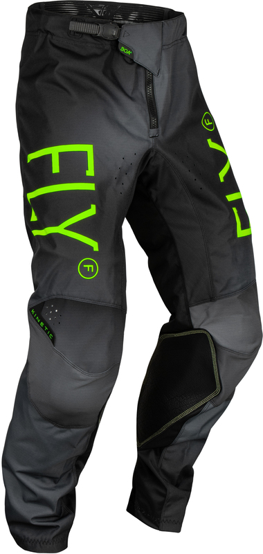 Детски мотокрос брич FLY RACING Kinetic Prodigy-Charcoal/Neon Green/True Blue 1