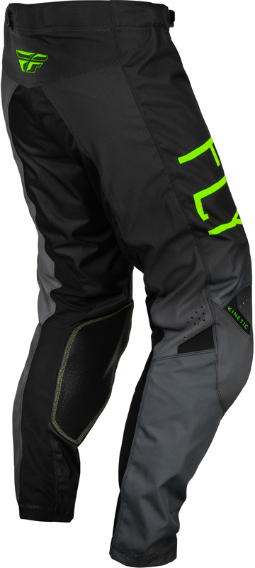 Детски мотокрос брич FLY RACING Kinetic Prodigy-Charcoal/Neon Green/True Blue — снимка 2