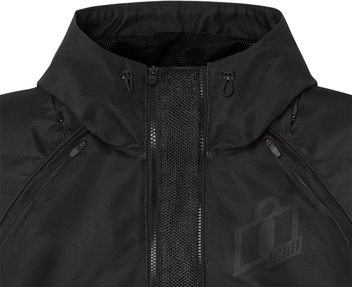 Дамско текстилно мото яке ICON AIRFORM CE BK — снимка 3