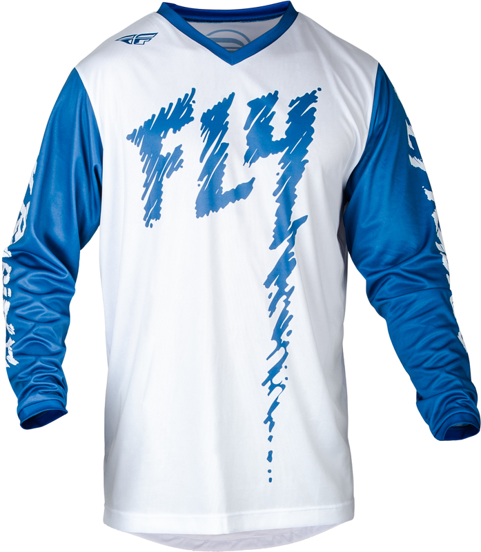 Детска мотокрос блуза FLY RACING F-16 Riding - True Blue/White 1