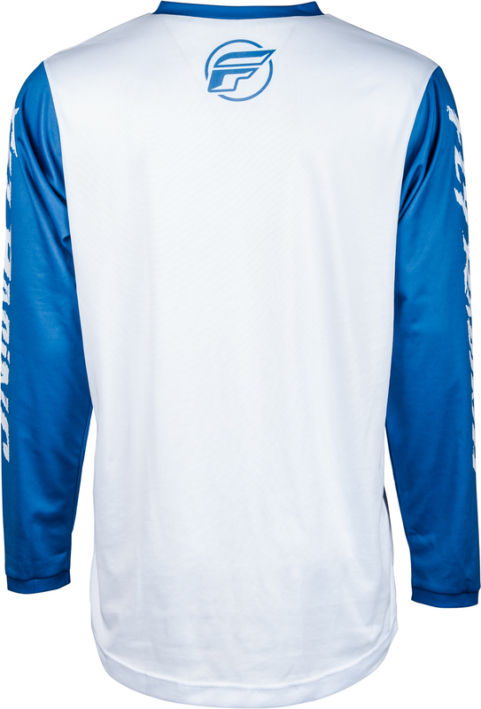 Детска мотокрос блуза FLY RACING F-16 Riding - True Blue/White — снимка 2