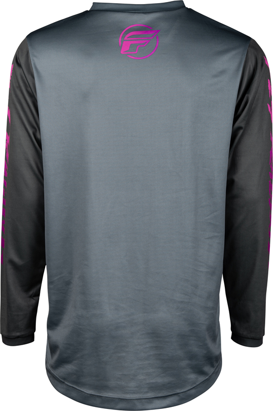 Детска мотокрос блуза FLY RACING F-16 Riding - Grey/Charcoal/Pink — снимка 2
