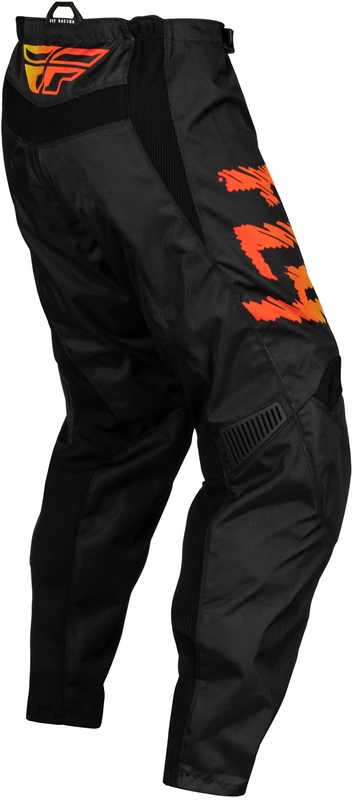 Детски мотокрос брич FLY RACING F-16 Riding- Black/Yellow/Orange — снимка 2