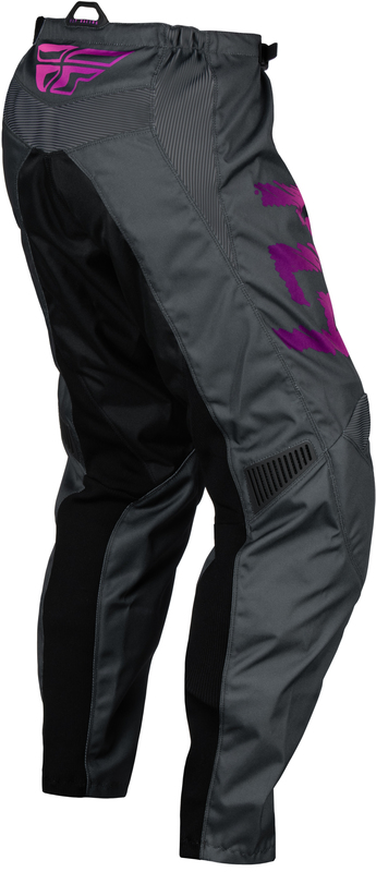 Детски мотокрос брич FLY RACING F-16 Riding- Grey/Charcoal/Pink — снимка 2