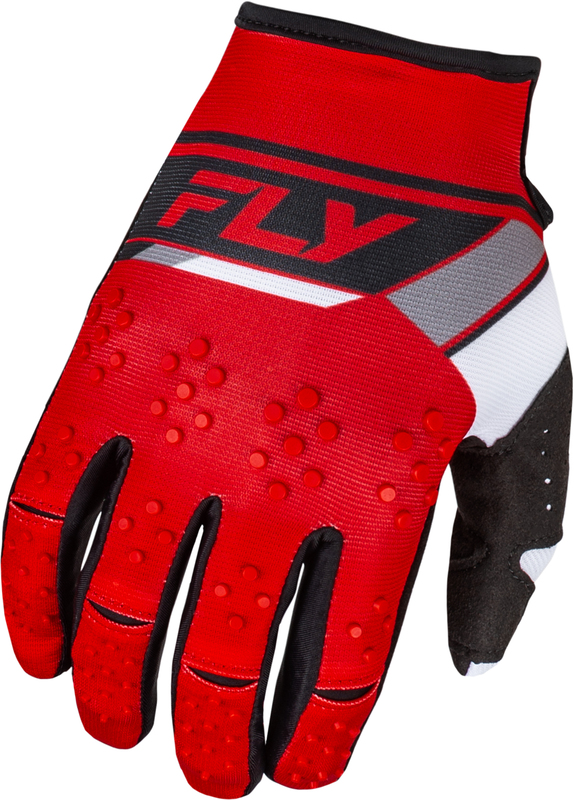 Детски мотокрос ръкавици FLY RACING Kinetic Prix- Red/Grey/White 1