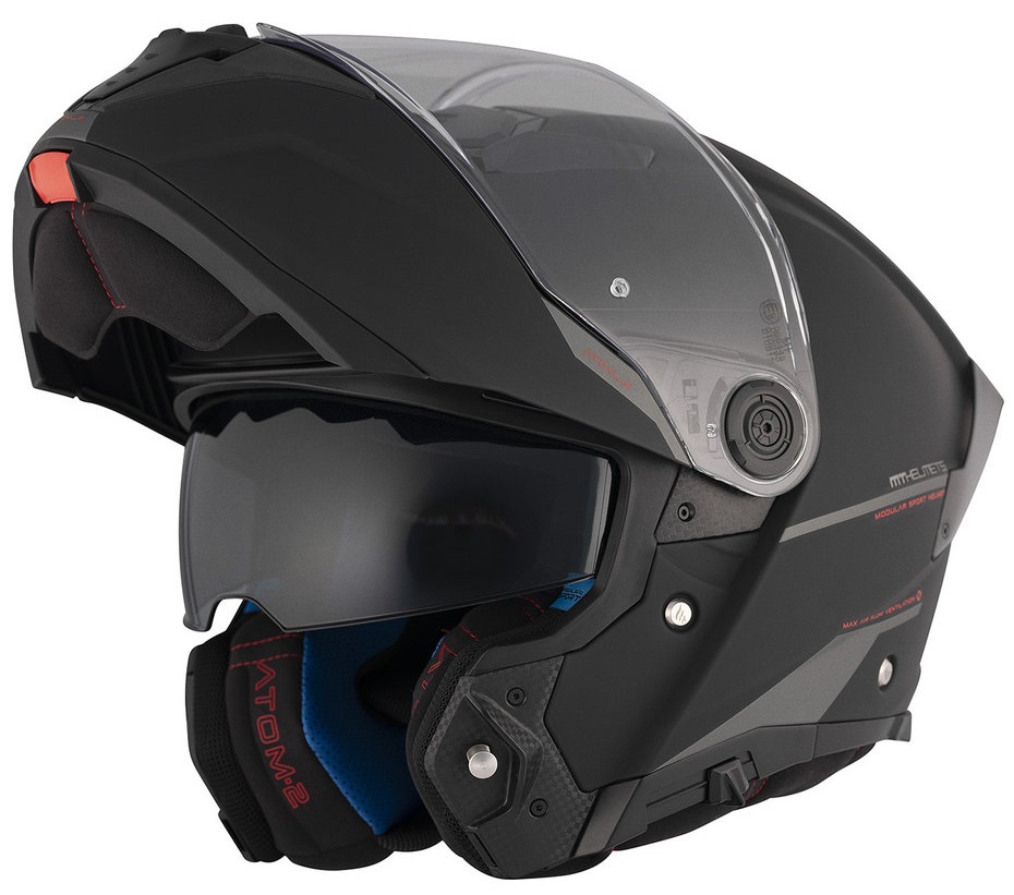 Отваряема каска MT ATOM 2 SV A1 MATT BLACK_2