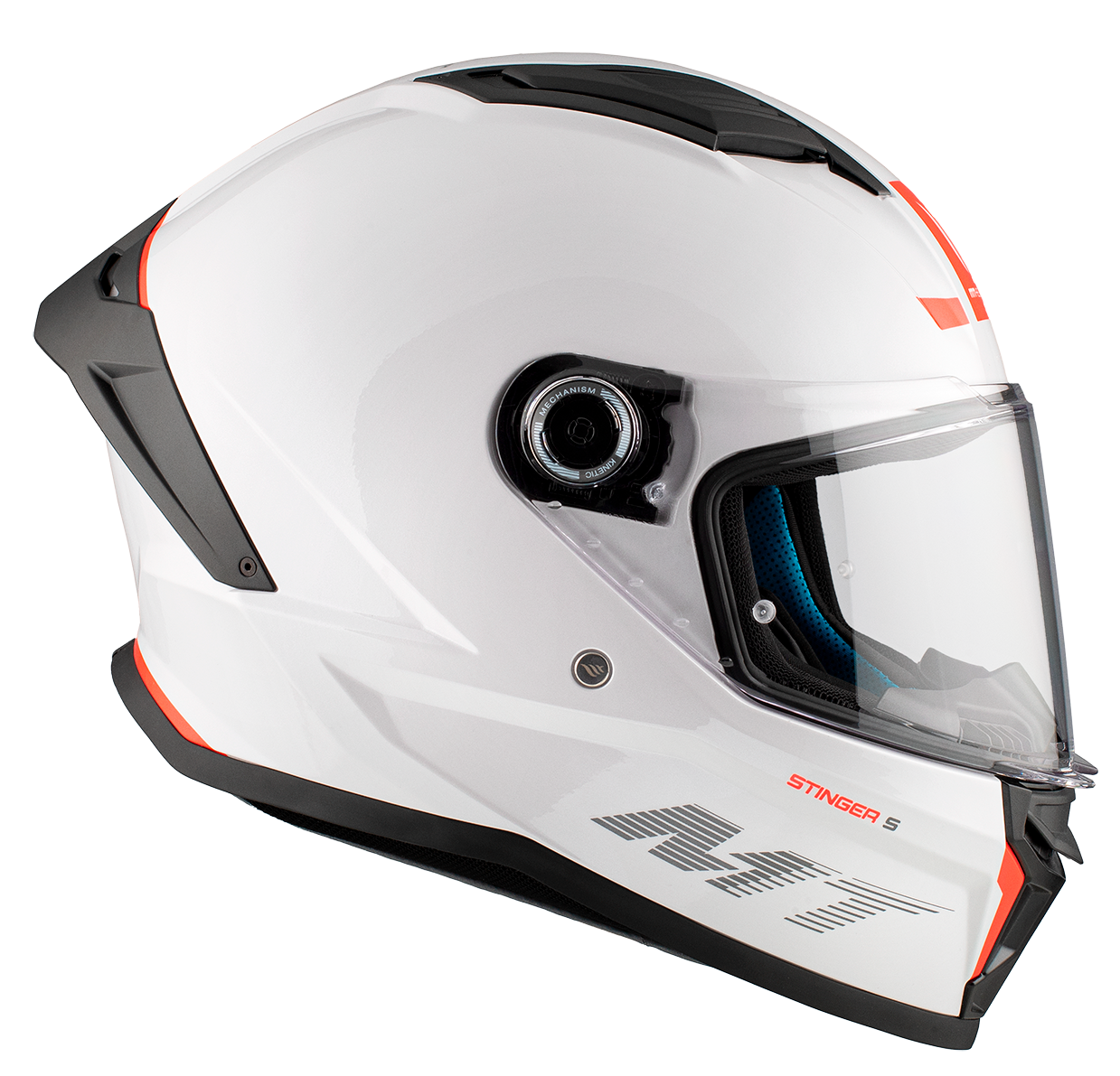 Каска MT STINGER 2 A0 WHITE — снимка 5