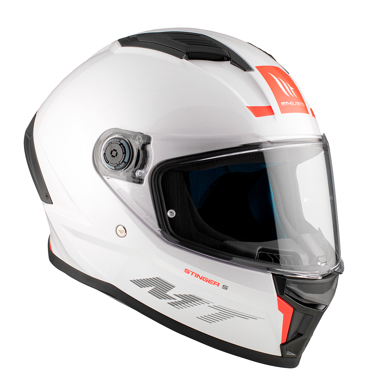Каска MT STINGER 2 A0 WHITE — снимка 4