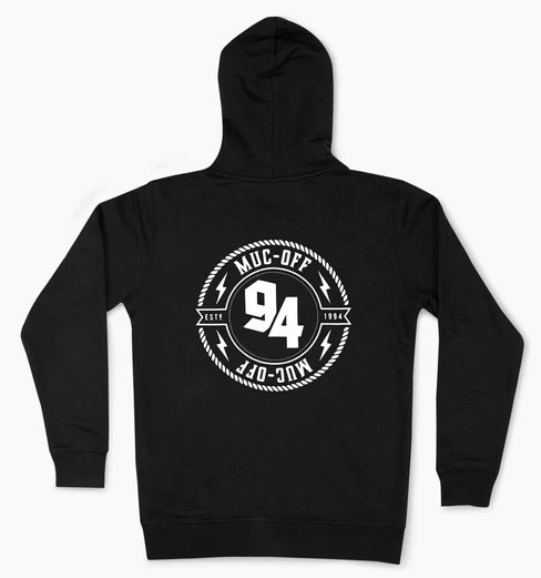 Суитшърт MUC-OFF ROPE HOODIE BLACK — снимка 2
