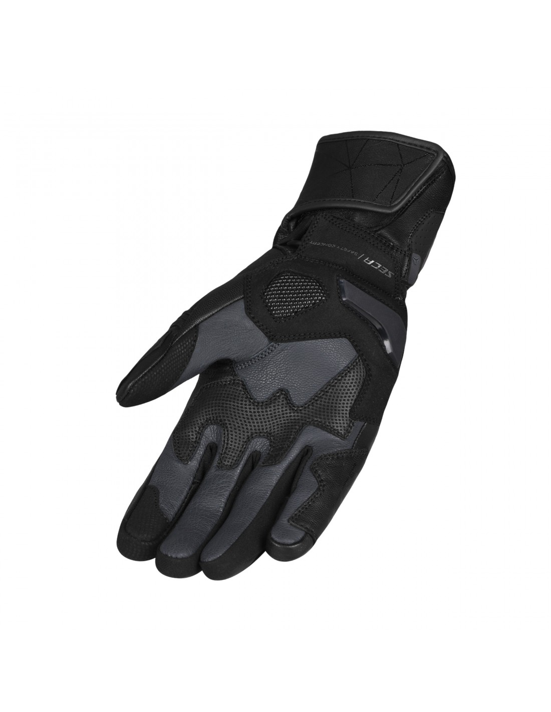 Кожени мото ръкавици SECA ATOM BLACK — снимка 3