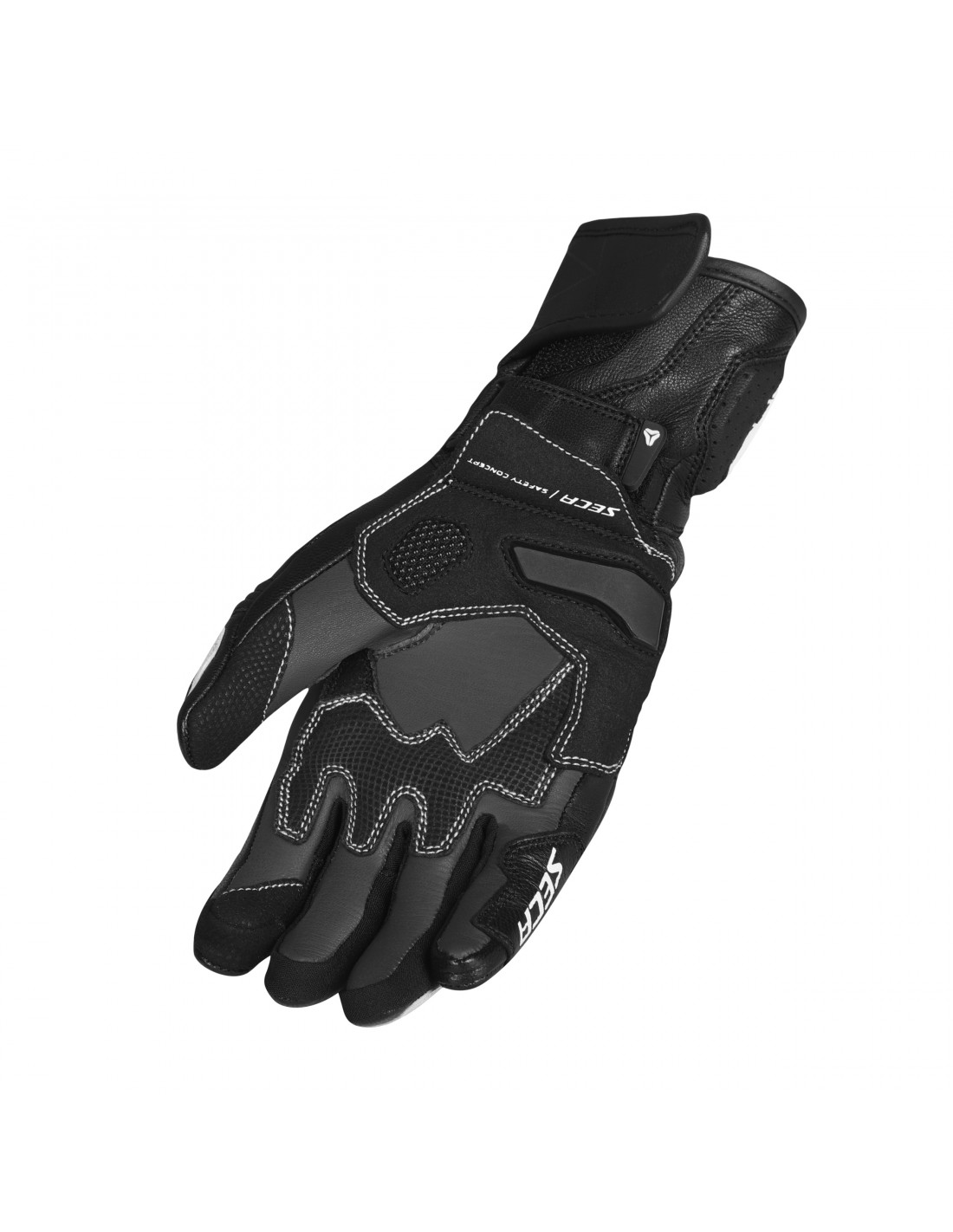 Дамски ръкавици SECA ATOM BLACK/WHITE — снимка 3