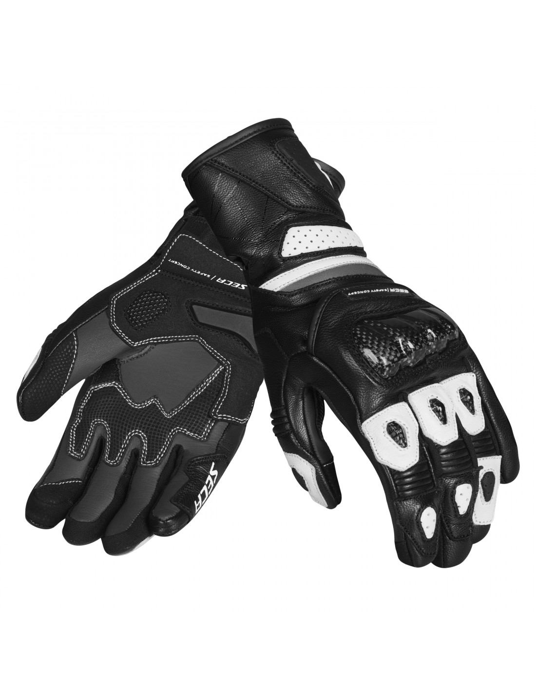 Дамски ръкавици SECA ATOM BLACK/WHITE 1