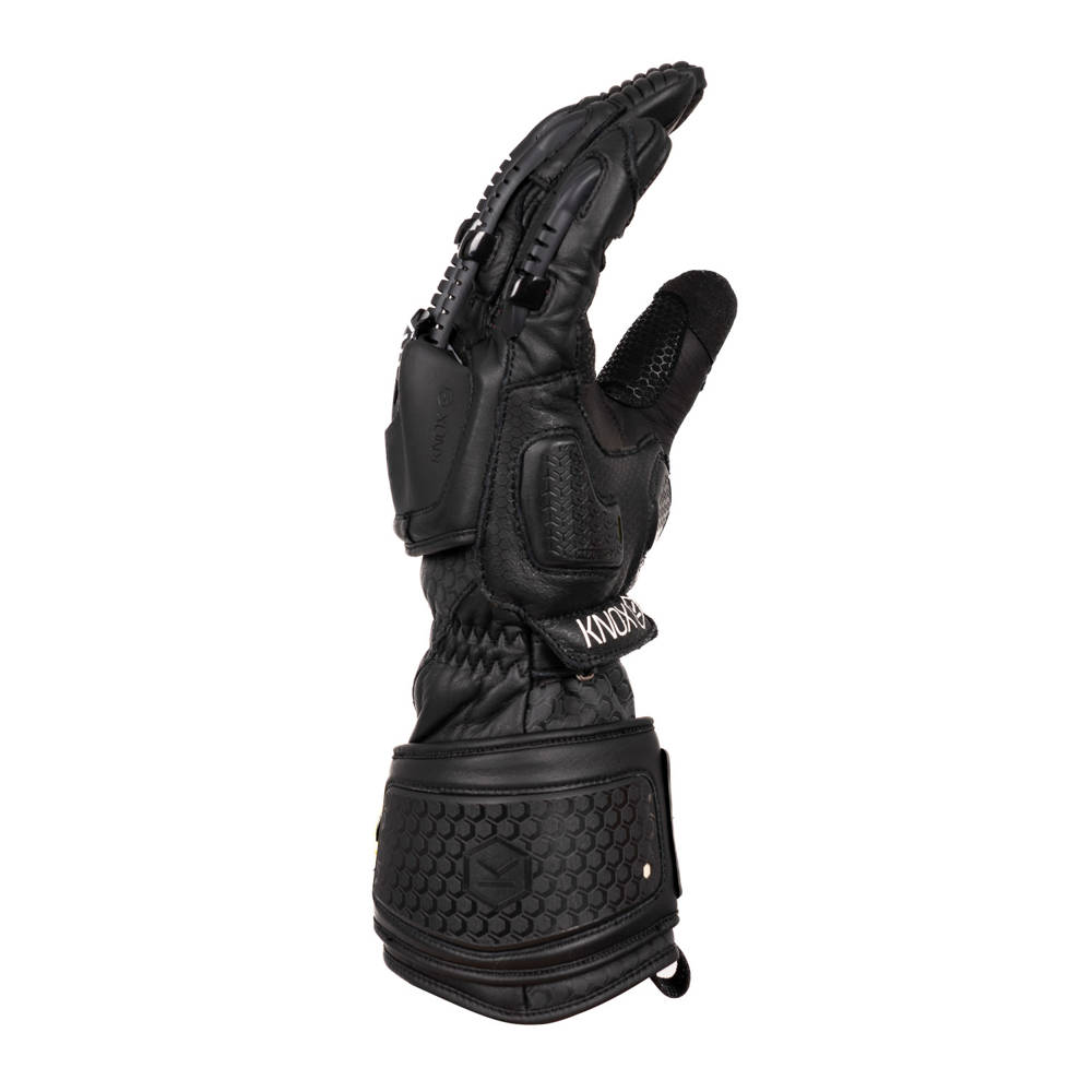 Кожени ръкавици KNOX Handroid All Black Mk5 — снимка 2