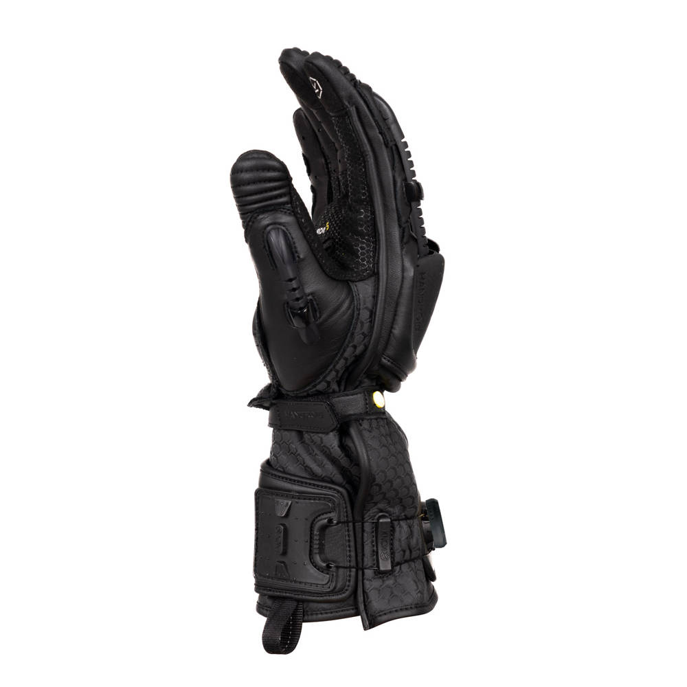 Кожени ръкавици KNOX Handroid All Black Mk5 — снимка 4