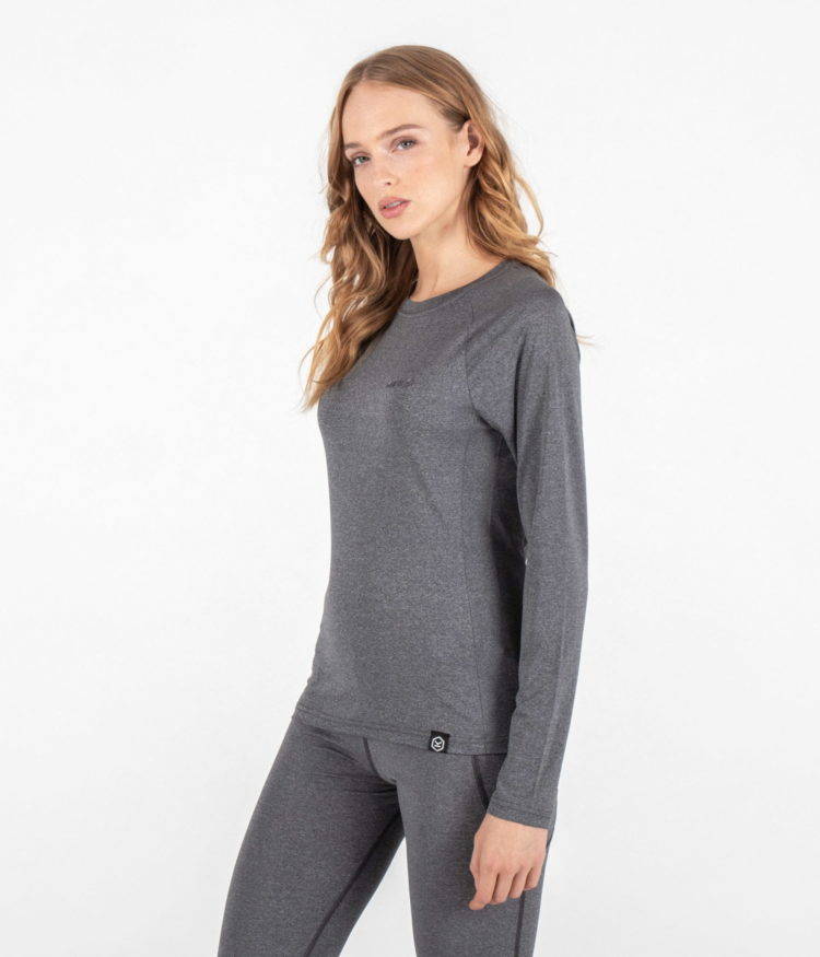 Дамско термо горнище KNOX Mia Dual Active LS Top Grey — снимка 2