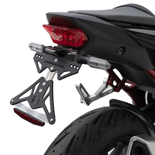 СТОЙКА ЗА НОМЕР BARRACUDA - ЗА ОРИГИНАЛНИ МИГАЧИ Honda Hornet 750 2023 — снимка 2
