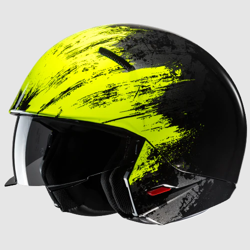 Каска HJC i20 FURIA BLACK/NEON YELLOW — снимка 2
