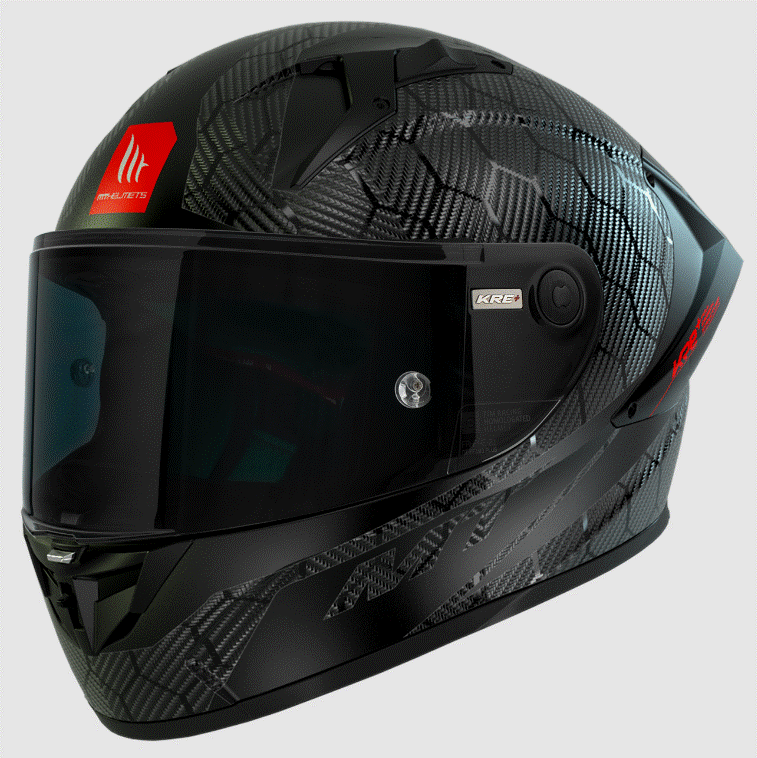 Каска MT KRE+ CARBON SOLID GLOSS BLACK 1