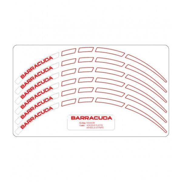 УНИВЕРСАЛНИ ЛЕНТИ ЗА ДЖАНТИ - BARRACUDA MOTORBIKE WHITE — снимка 2