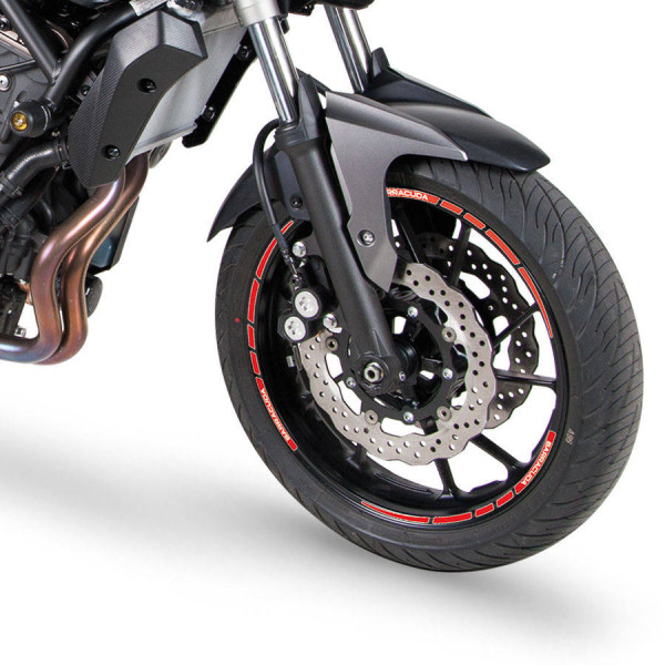 УНИВЕРСАЛНИ ЛЕНТИ ЗА ДЖАНТИ - BARRACUDA MOTORBIKE WHITE — снимка 3