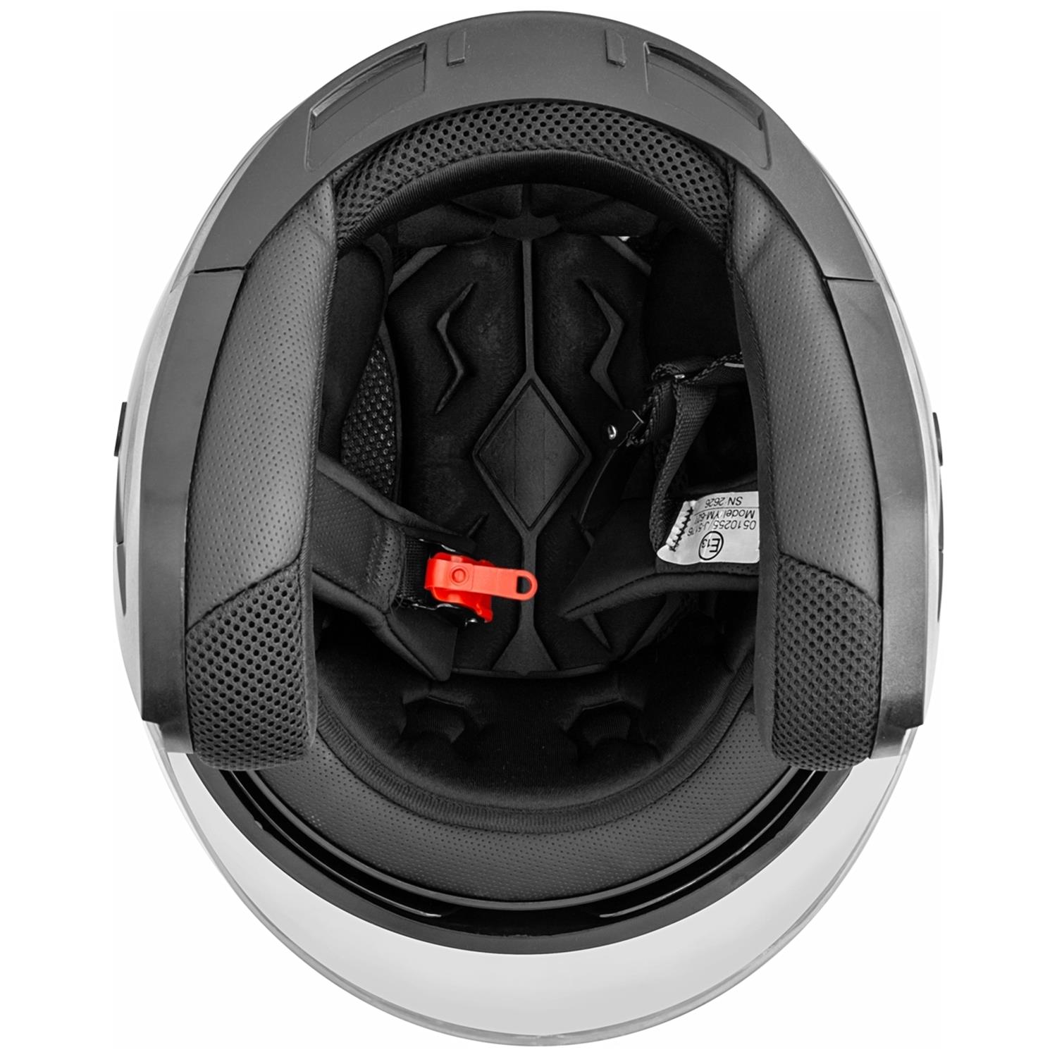 Каска за скутер A-PRO KINETIC MATT BLACK — снимка 5
