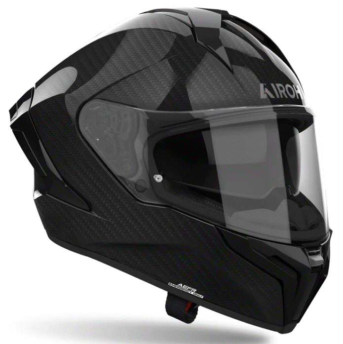 Шосейна каска AIROH MATRYX CARBON BLACK — снимка 2