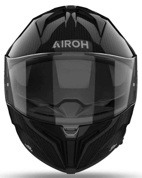 Шосейна каска AIROH MATRYX CARBON BLACK — снимка 3