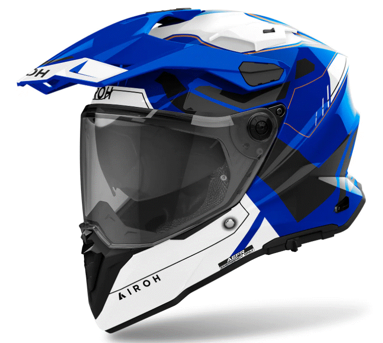 Каска AIROH COMMANDER 2 REVEAL BLUE GLOSS 1