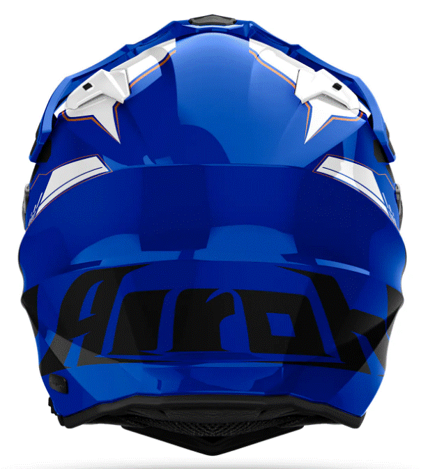 Каска AIROH COMMANDER 2 REVEAL BLUE GLOSS — снимка 3