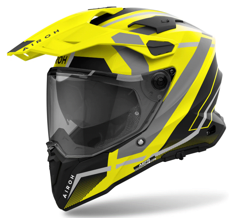 Каска AIROH COMMANDER 2 MAVICK YELLOW MATT 1