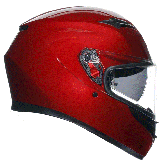 КАСКА AGV K3 - MONO COMPETIZIONE RED — снимка 3