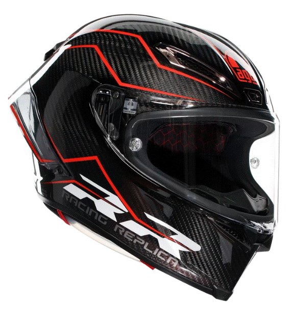 КАСКА AGV PISTA GP RR PERFORMANTE CARBON/RED 1