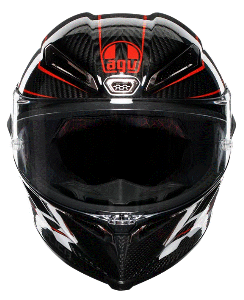 КАСКА AGV PISTA GP RR PERFORMANTE CARBON/RED — снимка 2