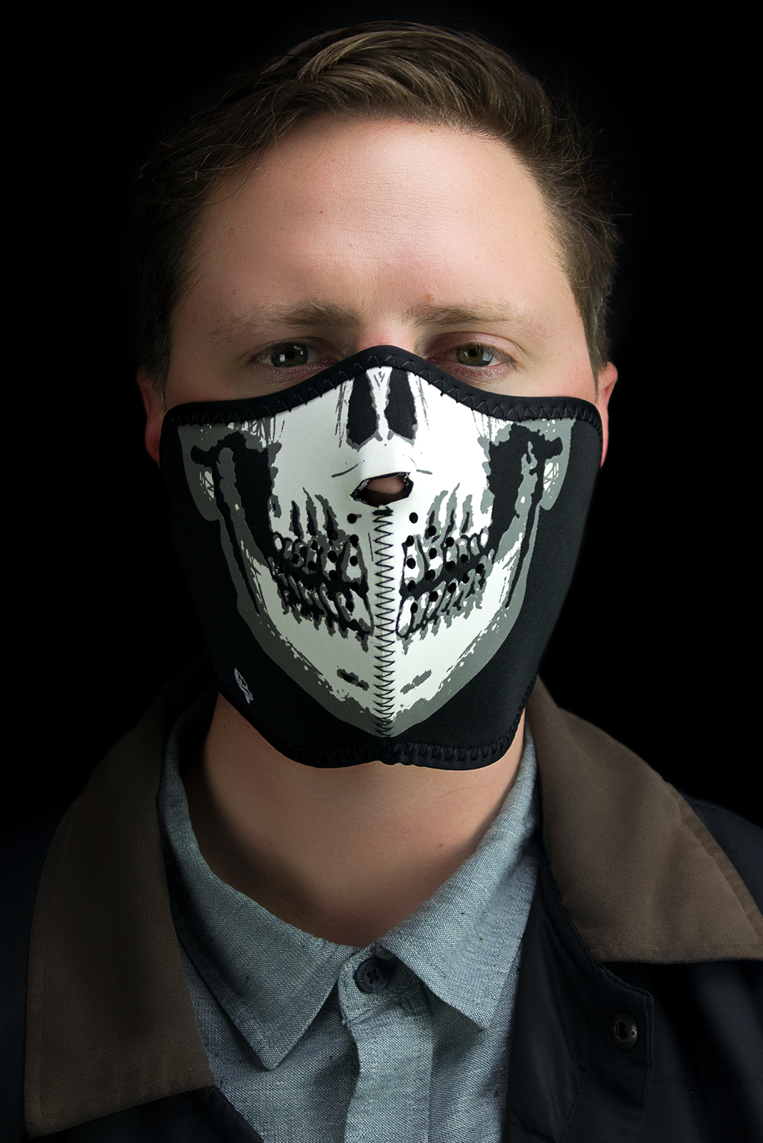 Маска за лице GLOW SKULL — снимка 2