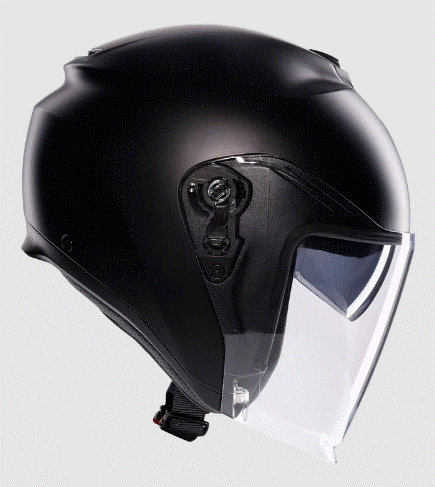 Каска за скутер AGV IRIDES BLACK MATT_3